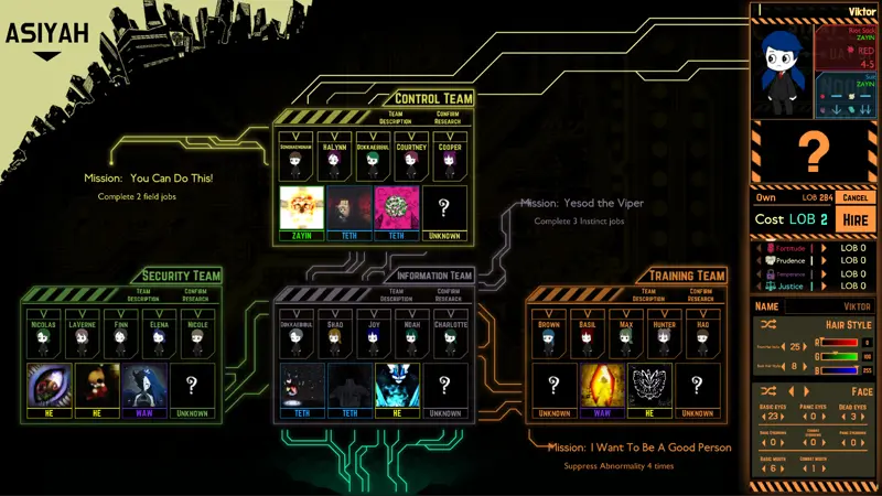 Lobotomy Corporation | Monster Management Simulation screenshot 1